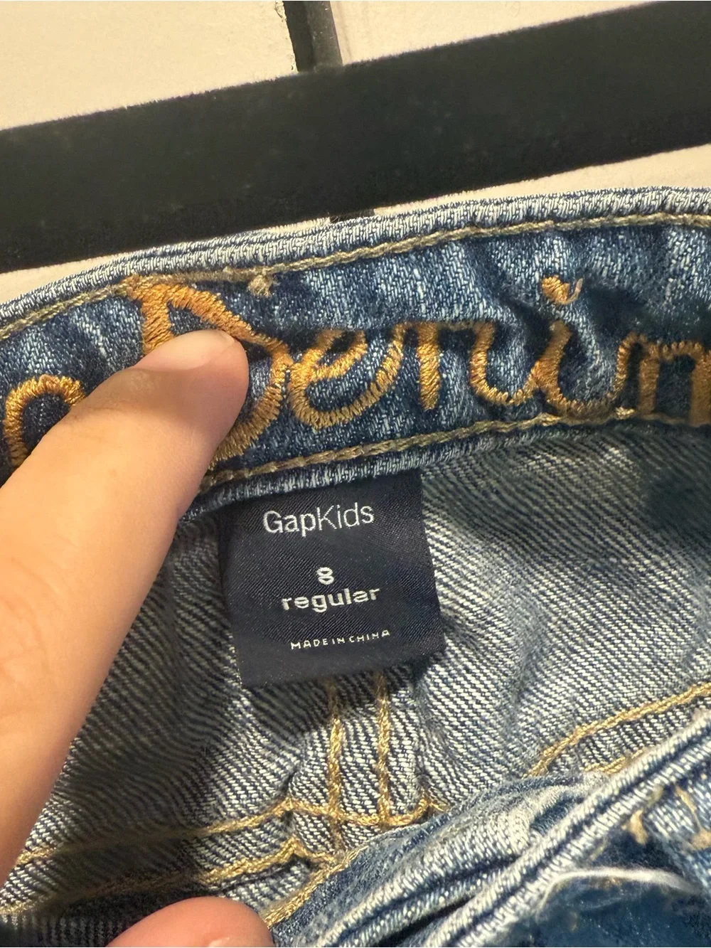 Gap Denim Light Wash Denim Mini Skirt 8 Regular